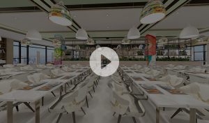 深圳莫斯科大學(xué)飯?zhí)靡粯窃O(shè)計(jì)全景效果圖